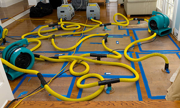 Professional Storm Water Damage Restoration technician working in Garnerville, NY
